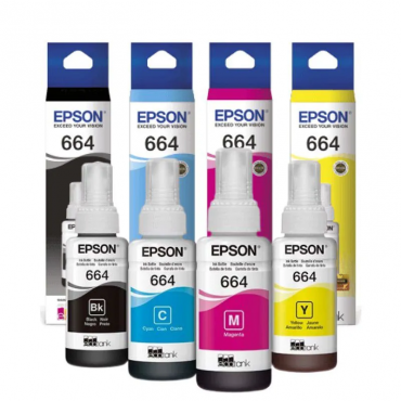 PACK DE 4 TINTAS EPSON T664