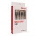 Cable de carga 3 en 1 teros te-70210w, usb a tipo c/lightning/micro usb, 17.5w máx, gris
